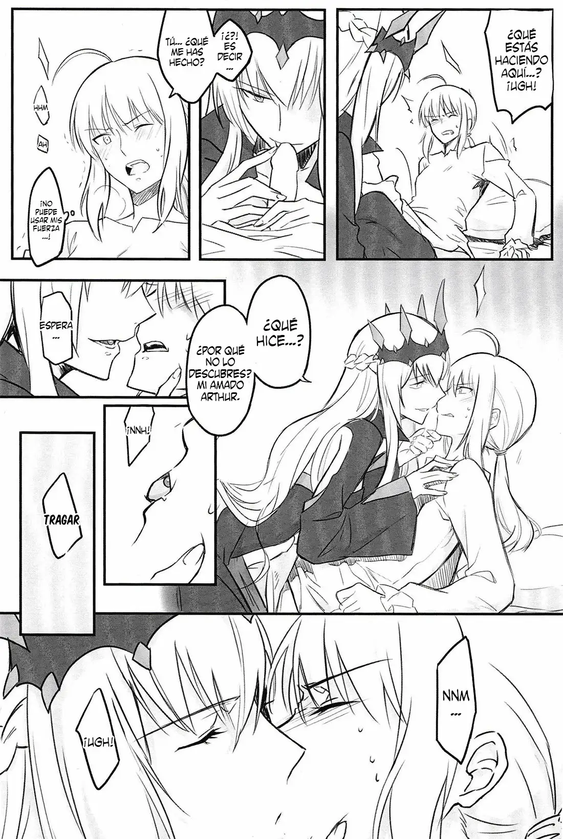 Fate Fanbook Artoria x Morgan