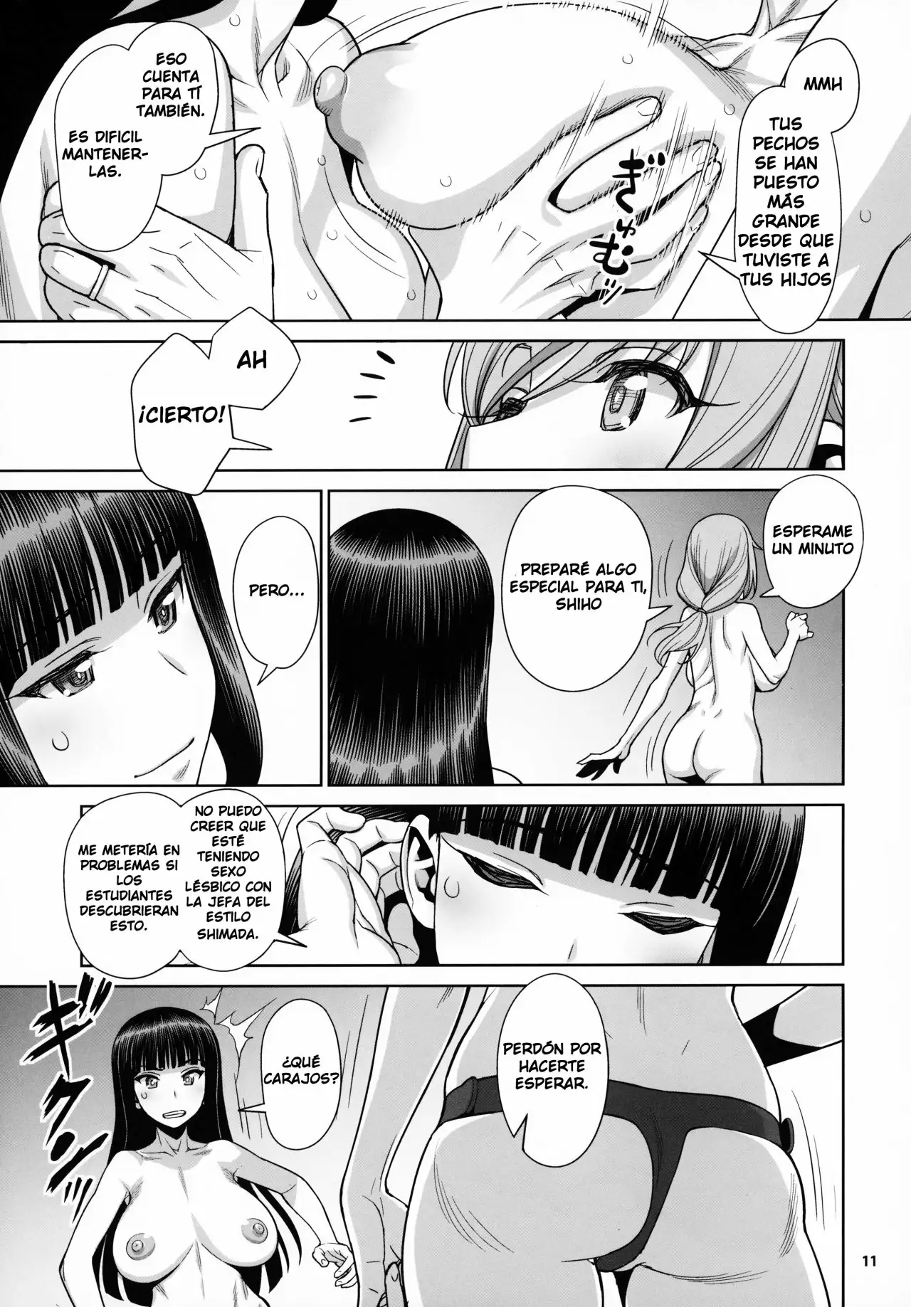 Shimada-ryuu VS Nishizumi-ryuu Bijukujo Lesbian Kyokugen Kougyaku Gurui