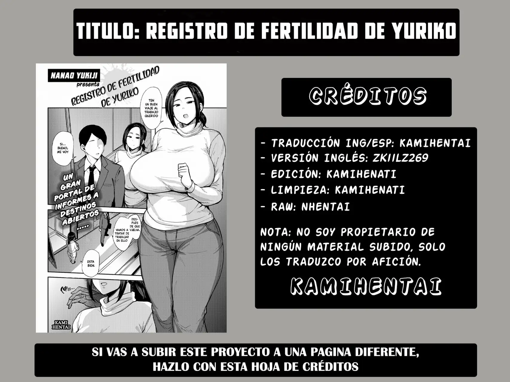 Registro de fertilidad de Yuriko