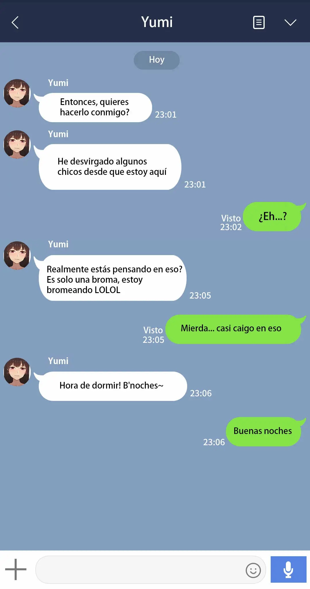 Hay algo mal en su cabeza parte 1