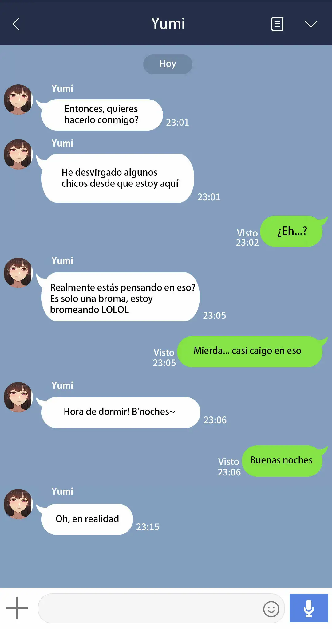 Hay algo mal en su cabeza parte 1