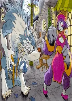 Darkstalkers Hsien Ko vs Jon Talbain