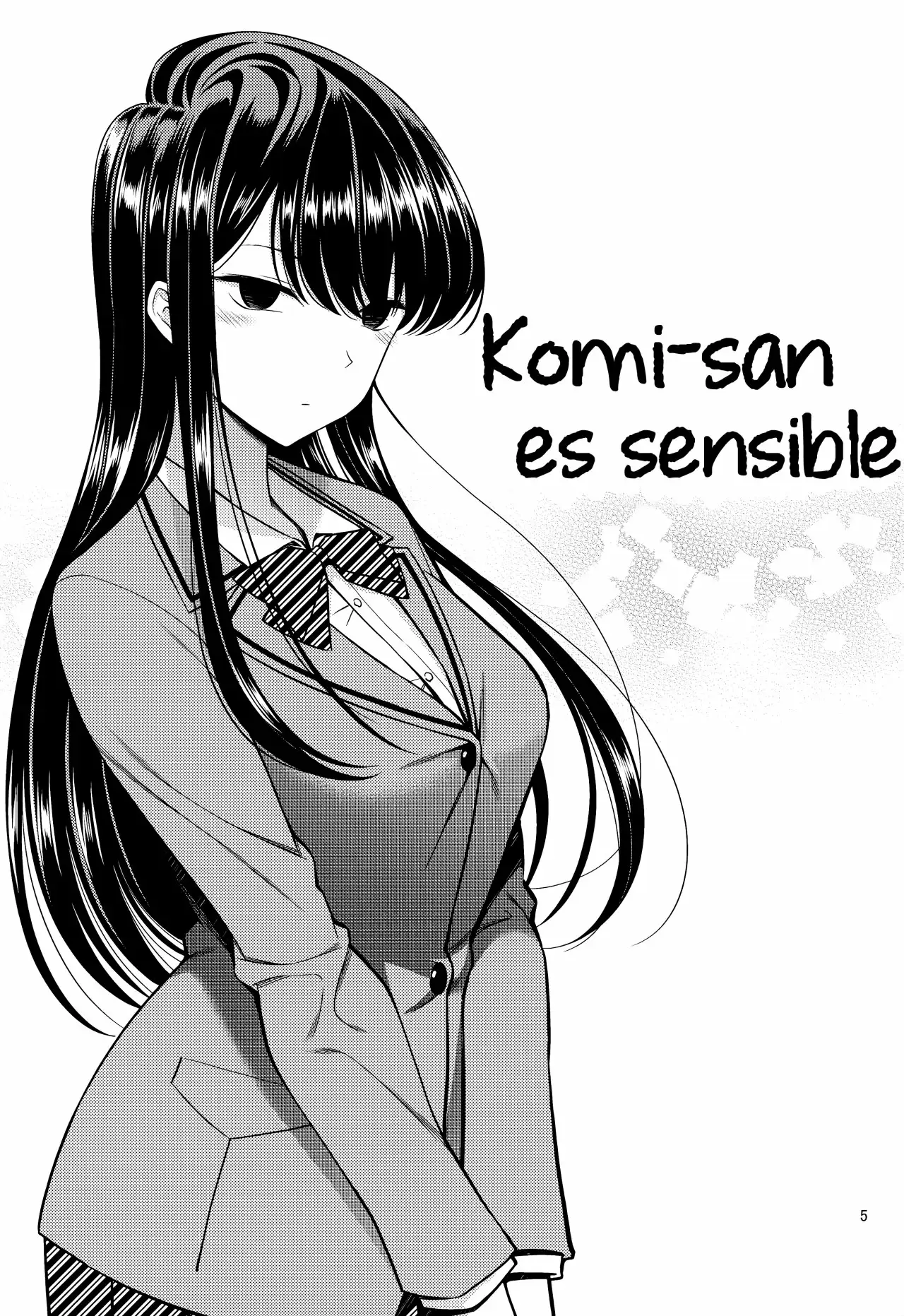 Komi-san es sensible