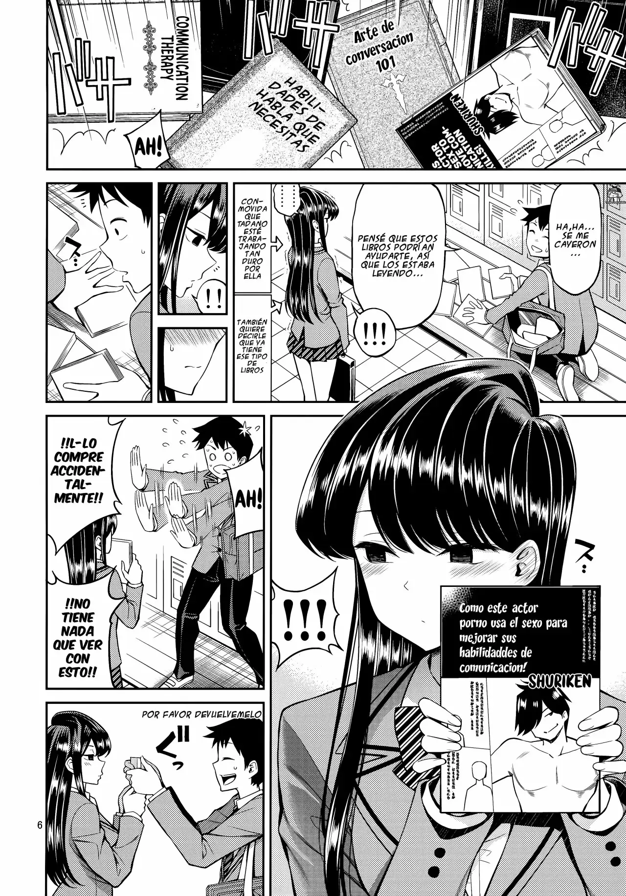 Komi-san es sensible