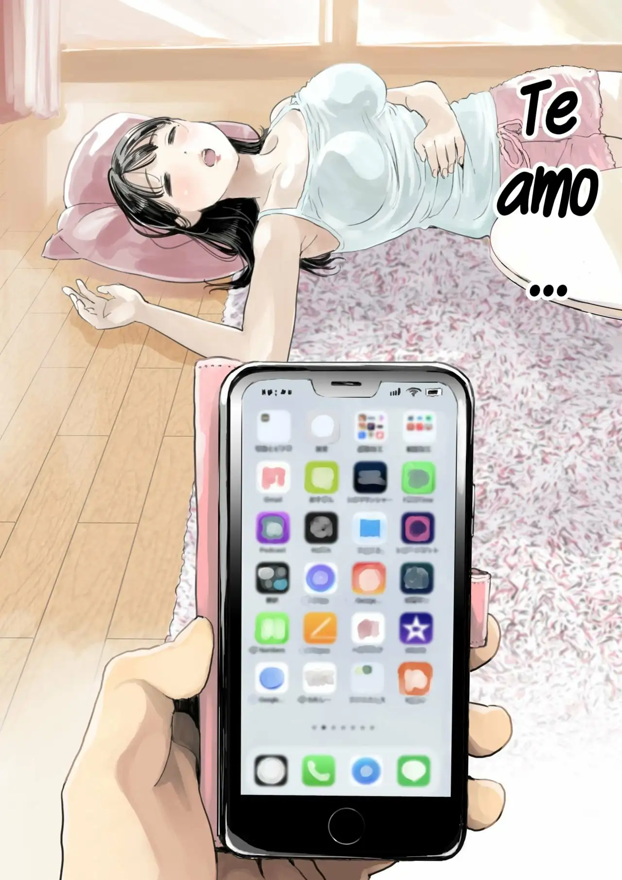 Kanojo no SmaPho o Nozoita dake nano ni (Husmeando en su smartphone)