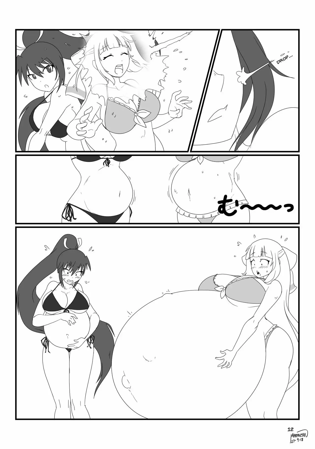 Senran Kagura Preggo Beach Splash