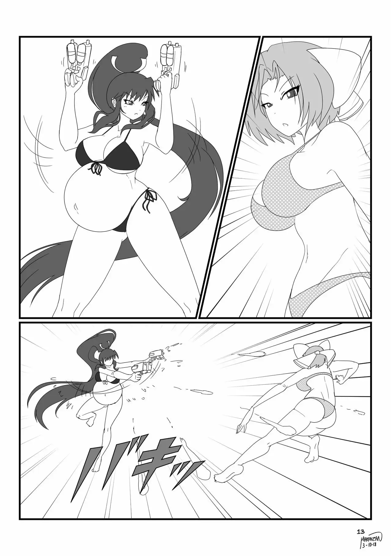 Senran Kagura Preggo Beach Splash