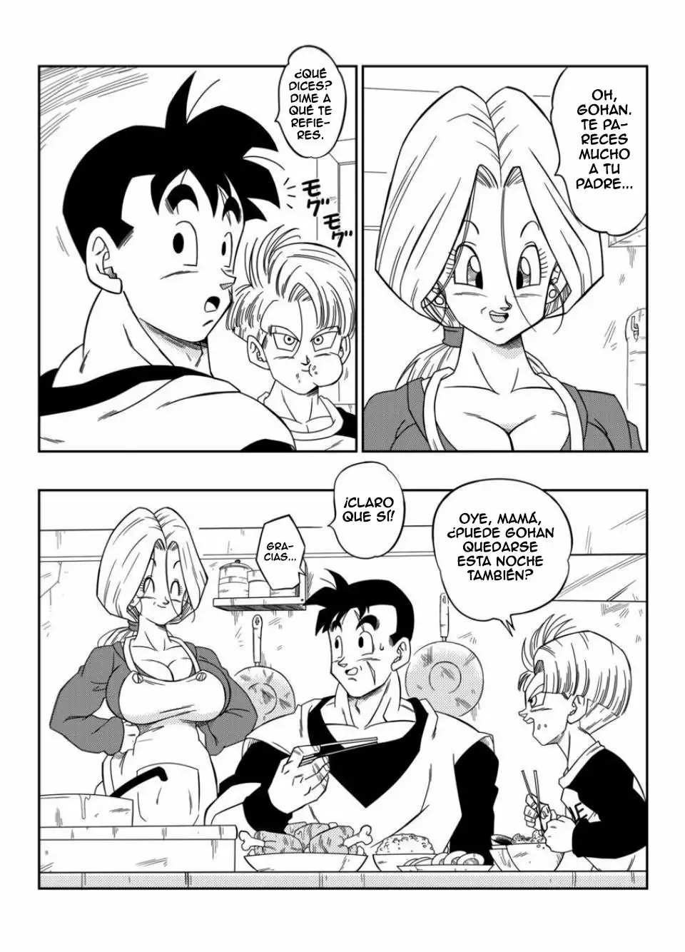 Mucho sexo en el futuro Bulma y Gohan