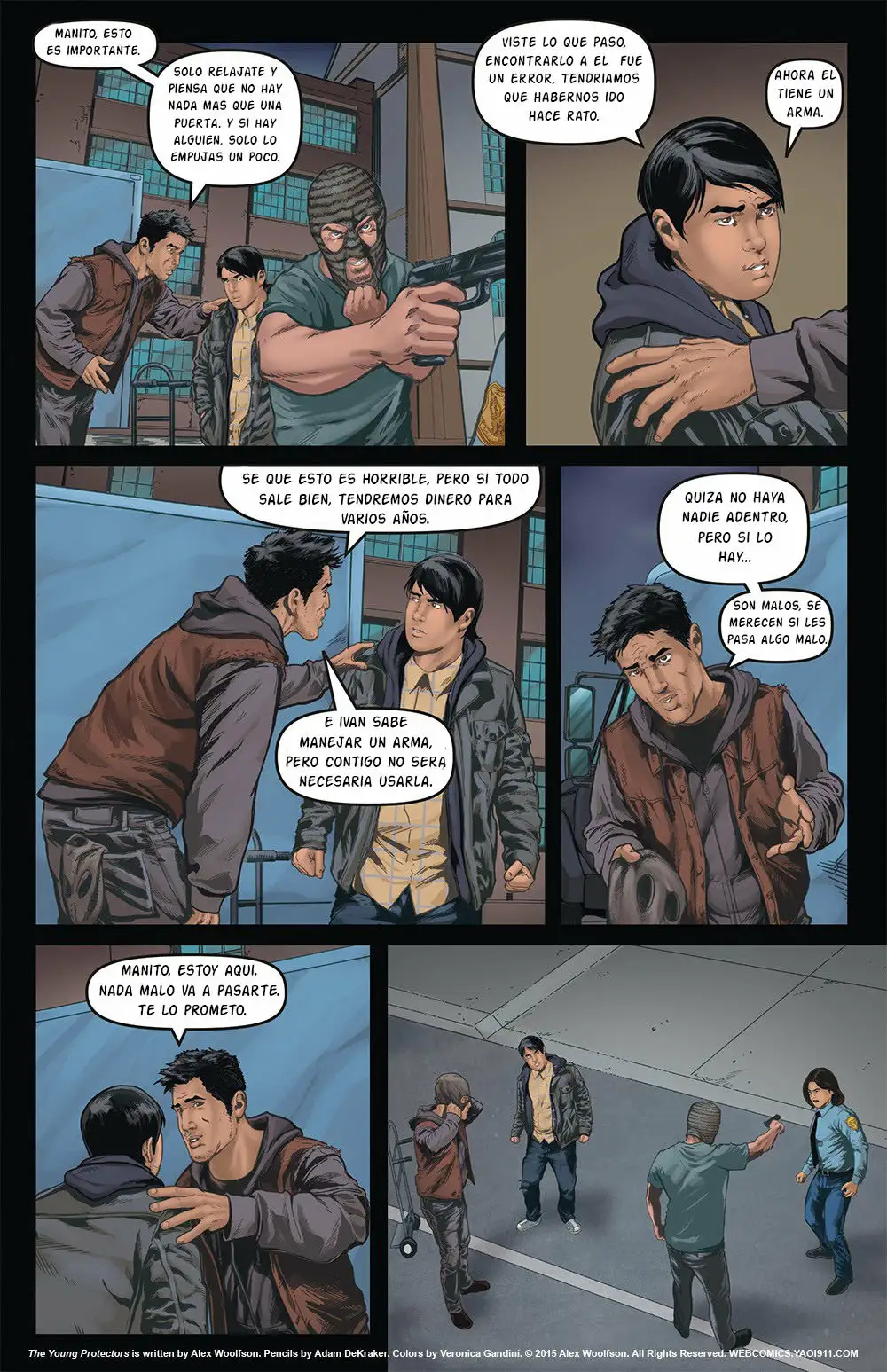 THE YOUNG PROTECTOS (LOS JOVENES PROTECTORES) Flyboy comic bonus