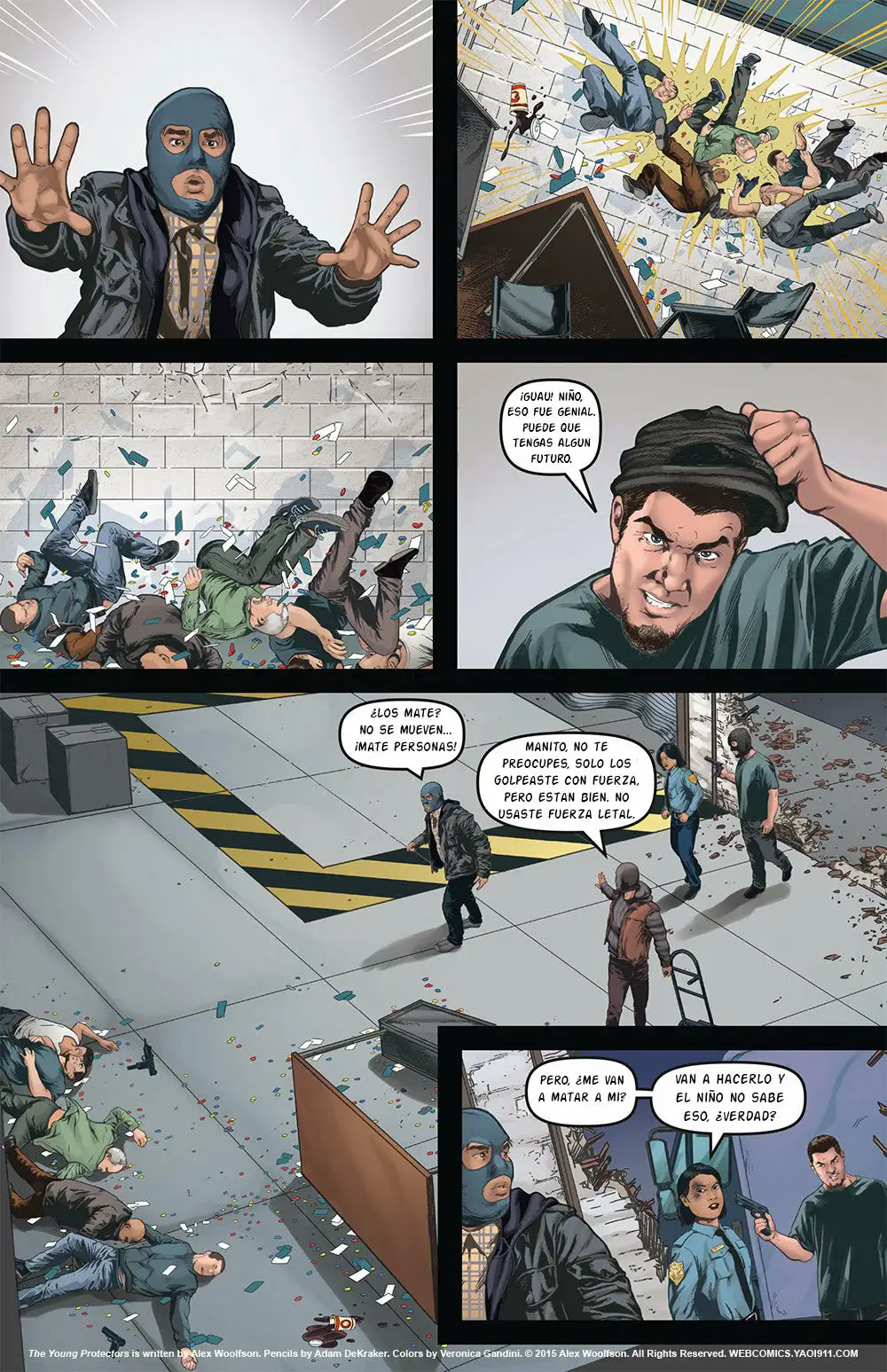 THE YOUNG PROTECTOS (LOS JOVENES PROTECTORES) Flyboy comic bonus