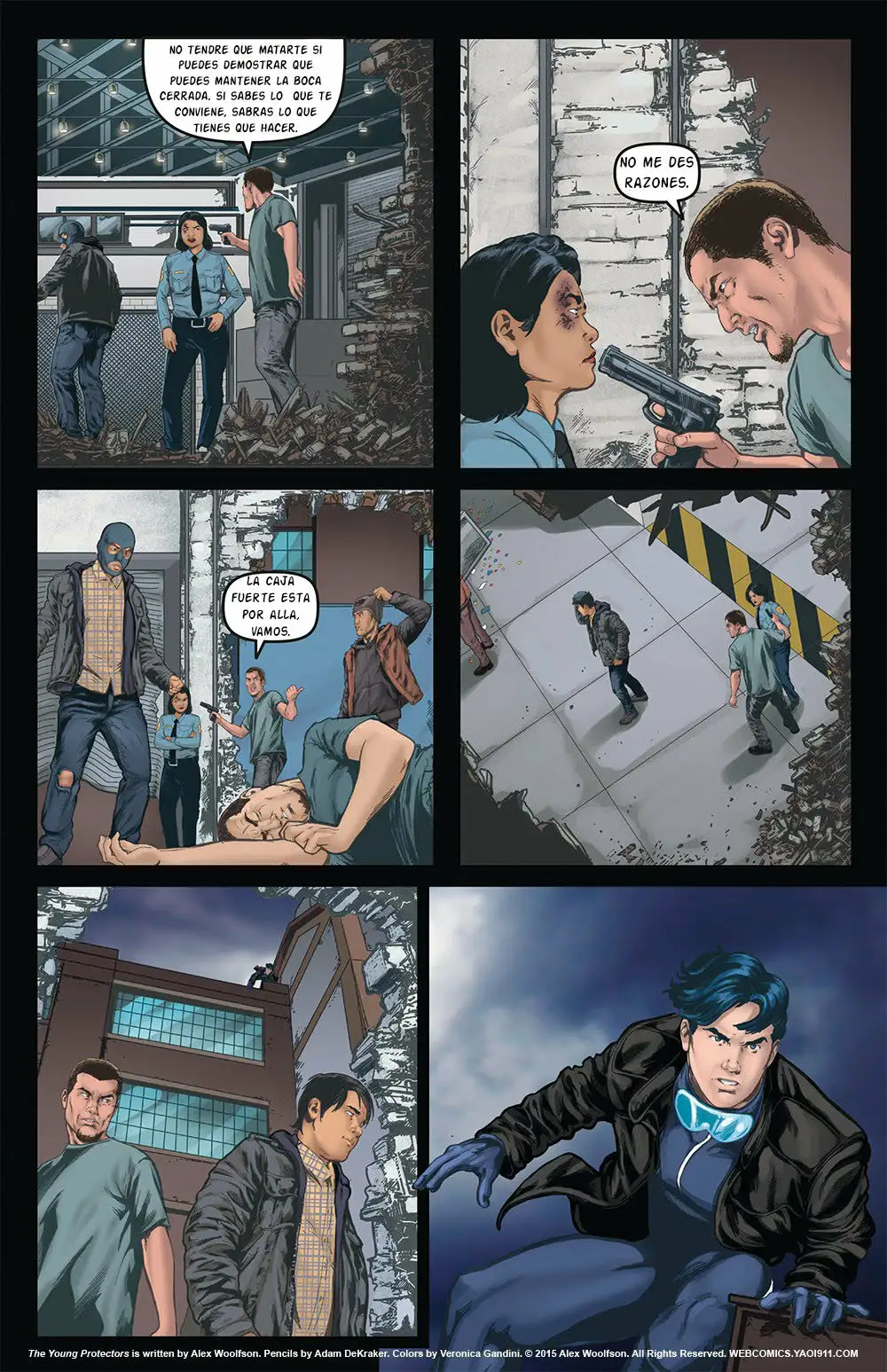 THE YOUNG PROTECTOS (LOS JOVENES PROTECTORES) Flyboy comic bonus