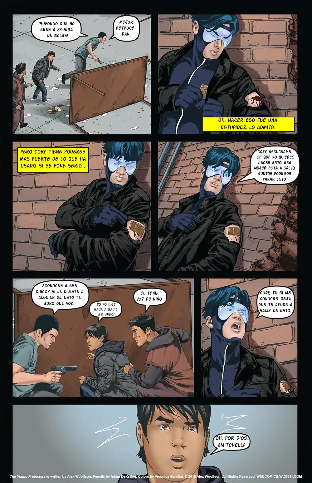 THE YOUNG PROTECTOS (LOS JOVENES PROTECTORES) Flyboy comic bonus