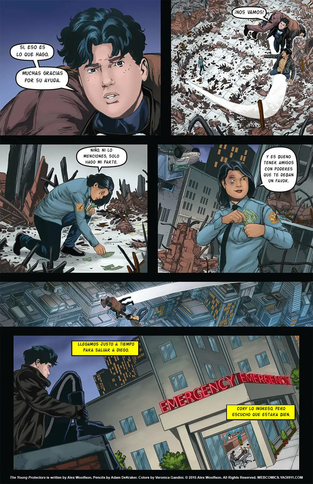 THE YOUNG PROTECTOS (LOS JOVENES PROTECTORES) Flyboy comic bonus