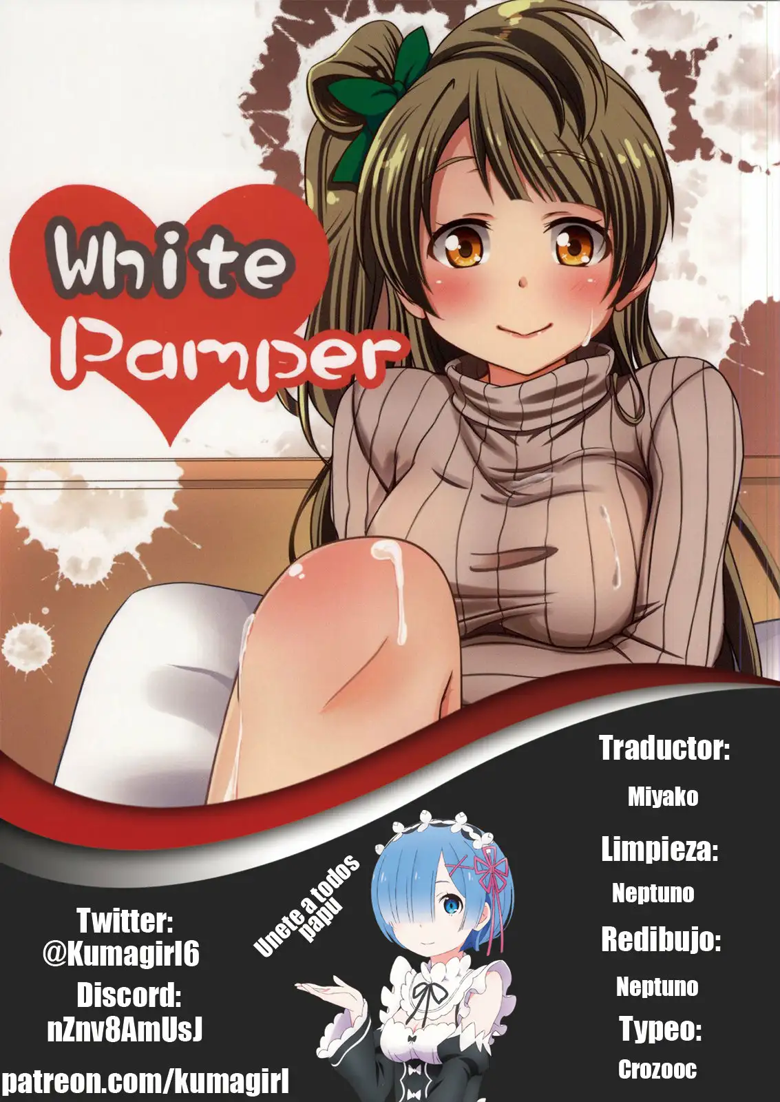 White pamper