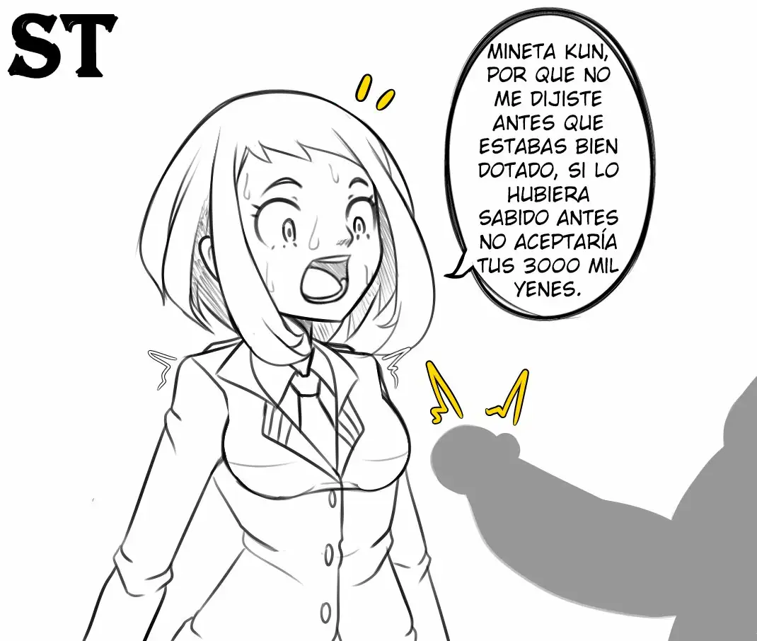 Uraraka x Mineta