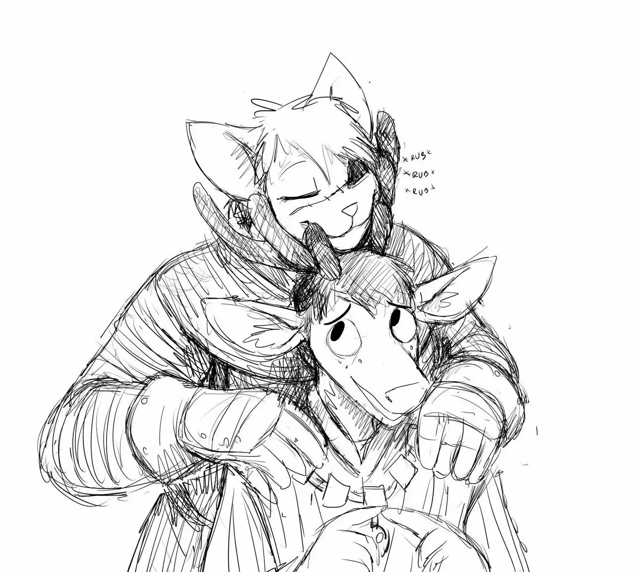 cat knight and deer prince