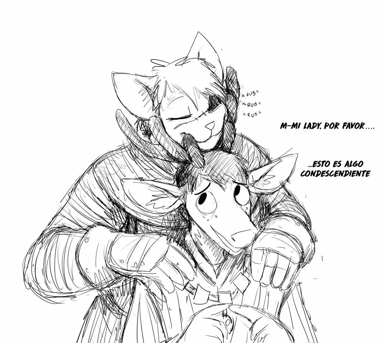 cat knight and deer prince