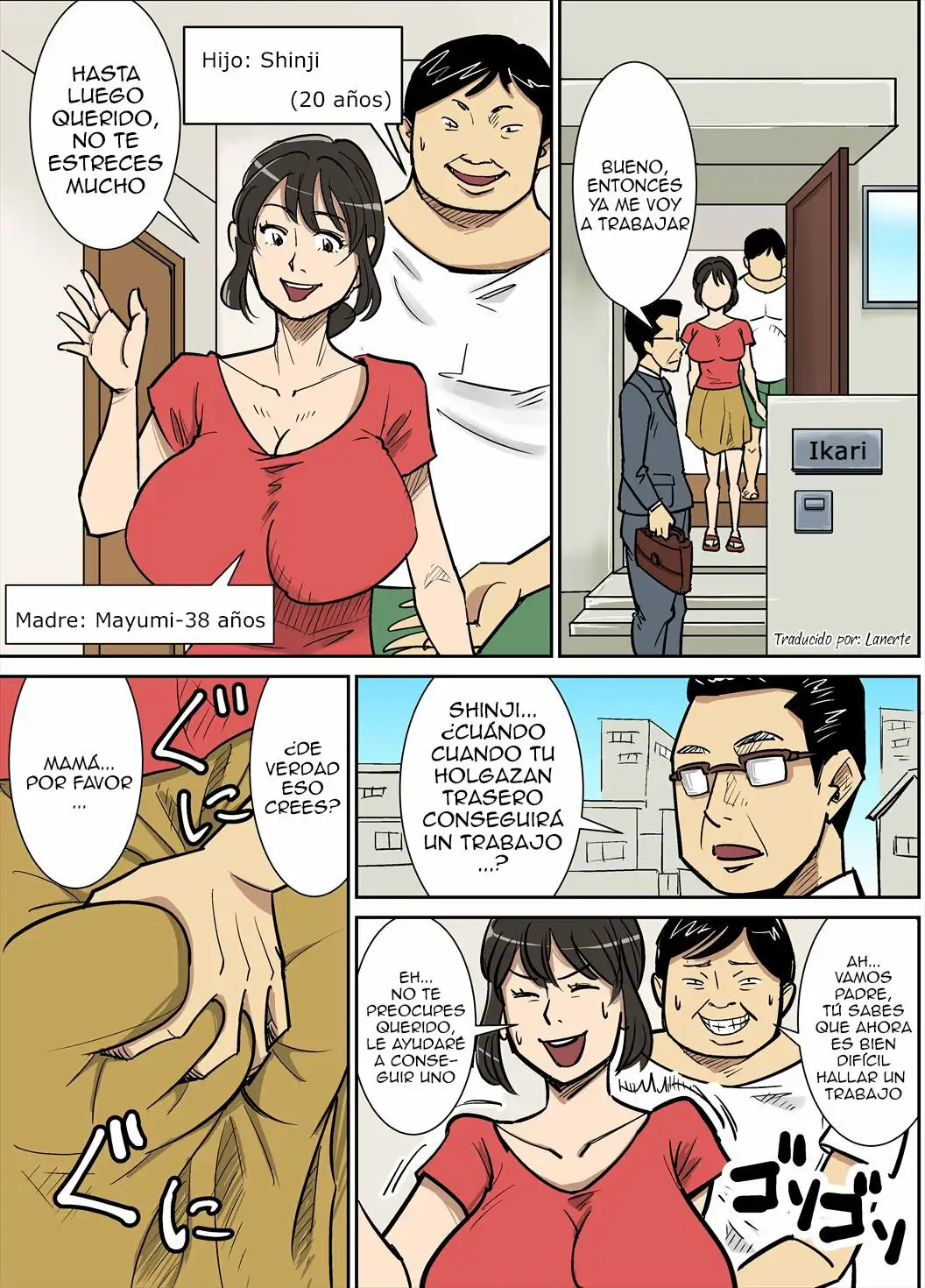 Shinji to Mama color