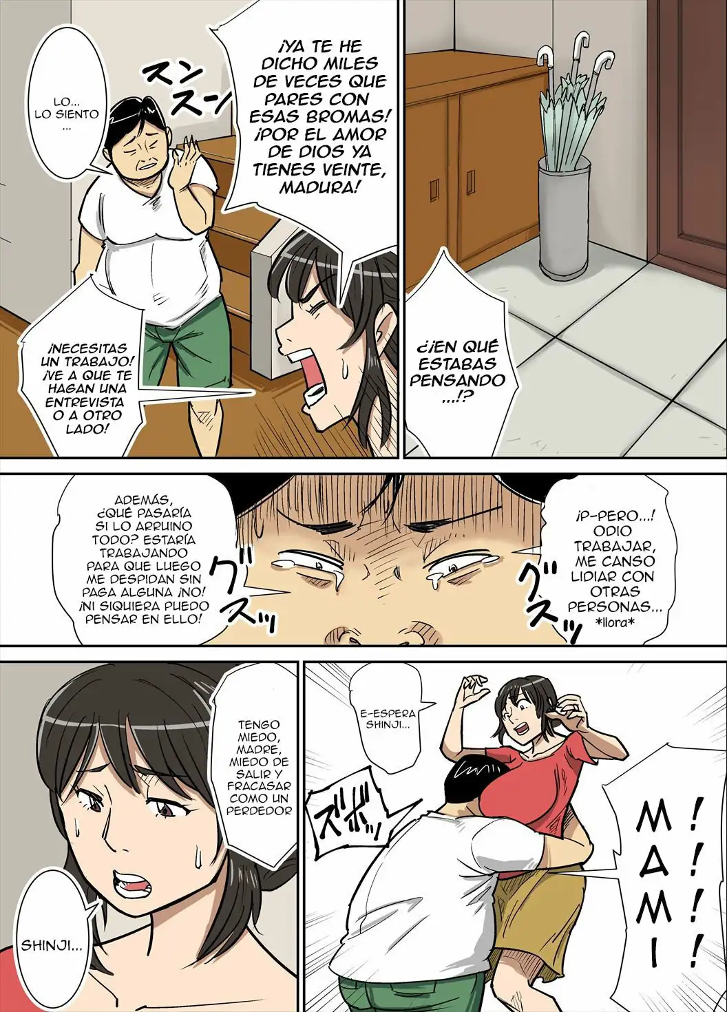 Shinji to Mama color