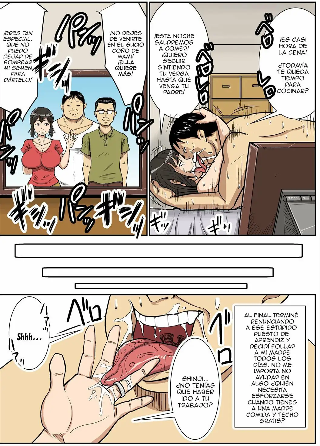 Shinji to Mama color