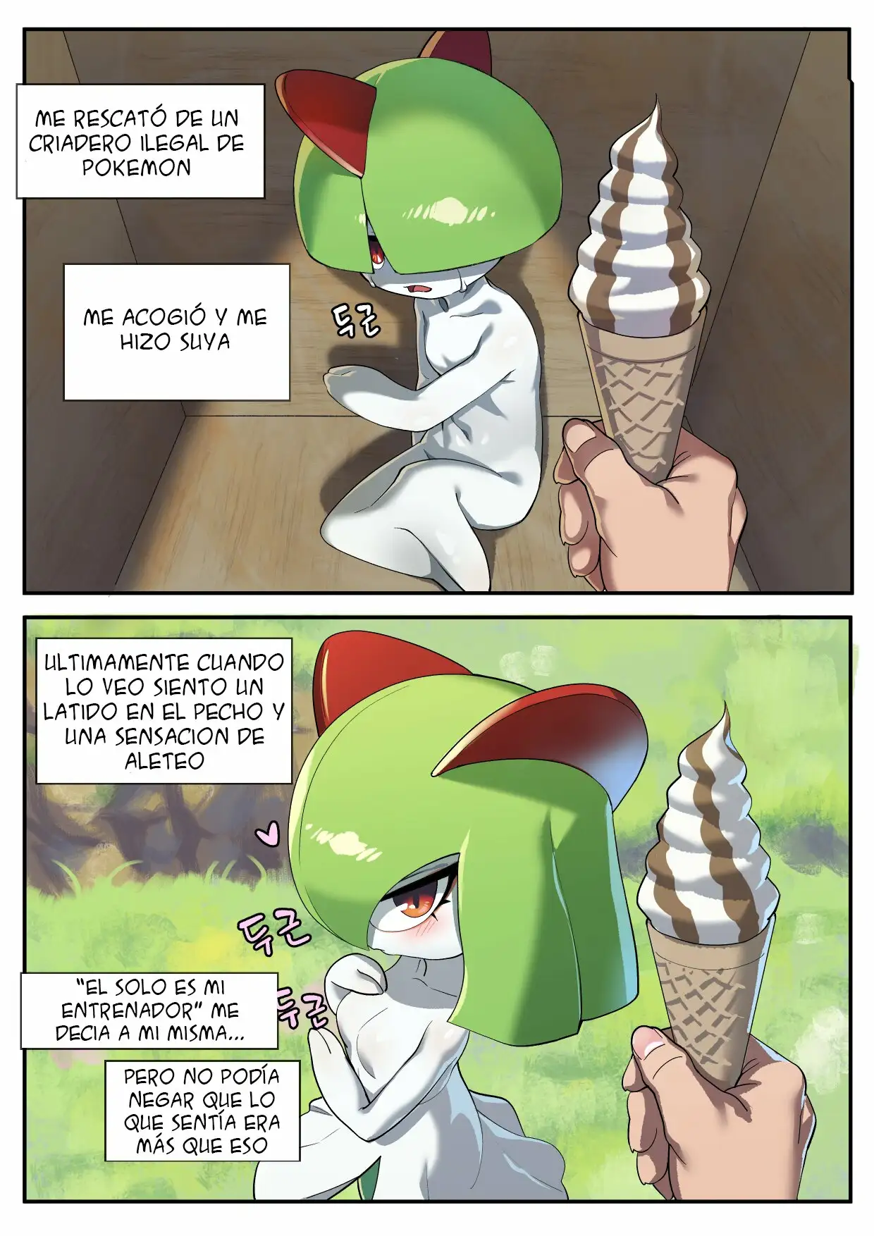 La Gardevoir que amo demasiado a su entrenador