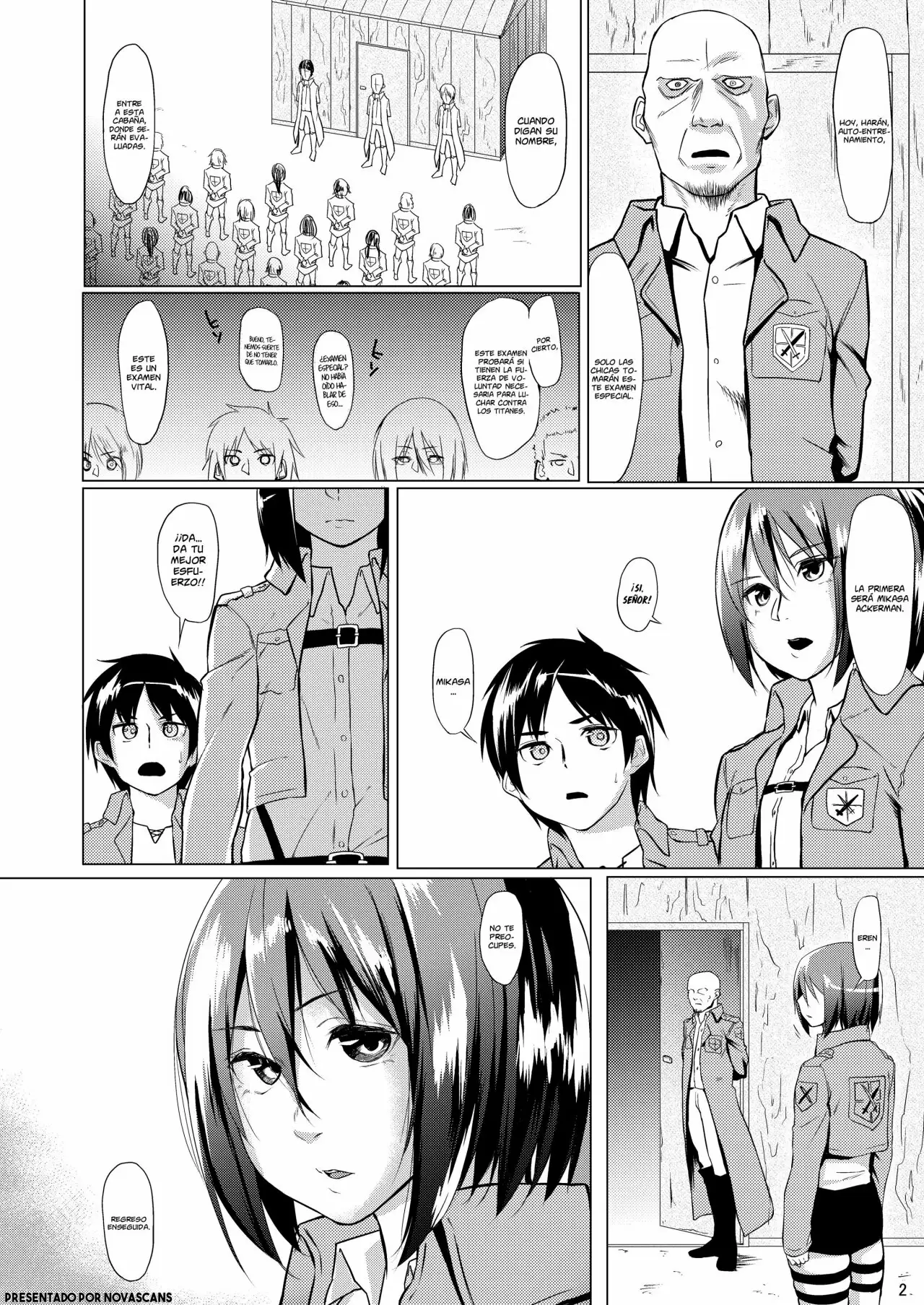 Mikasa to Kibishii Shiken!!