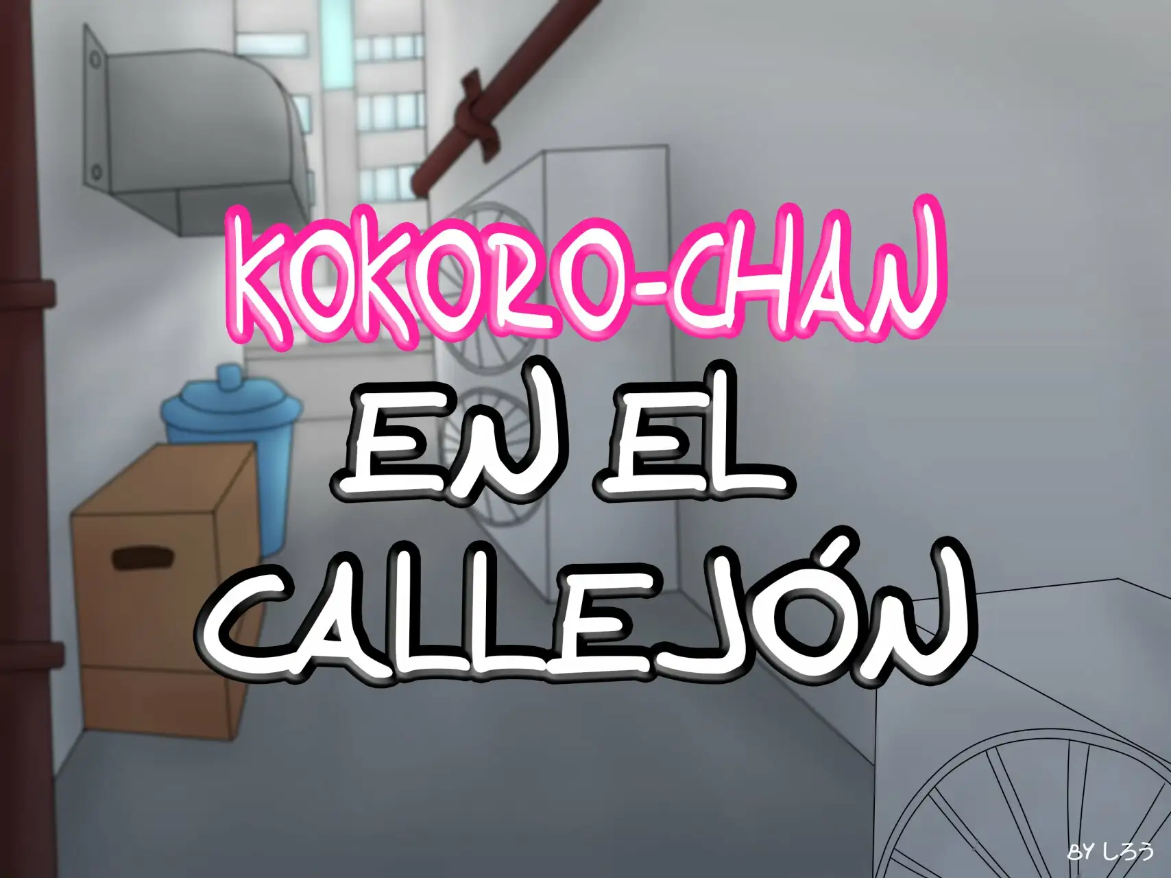 Kokoro-chan en el callejon