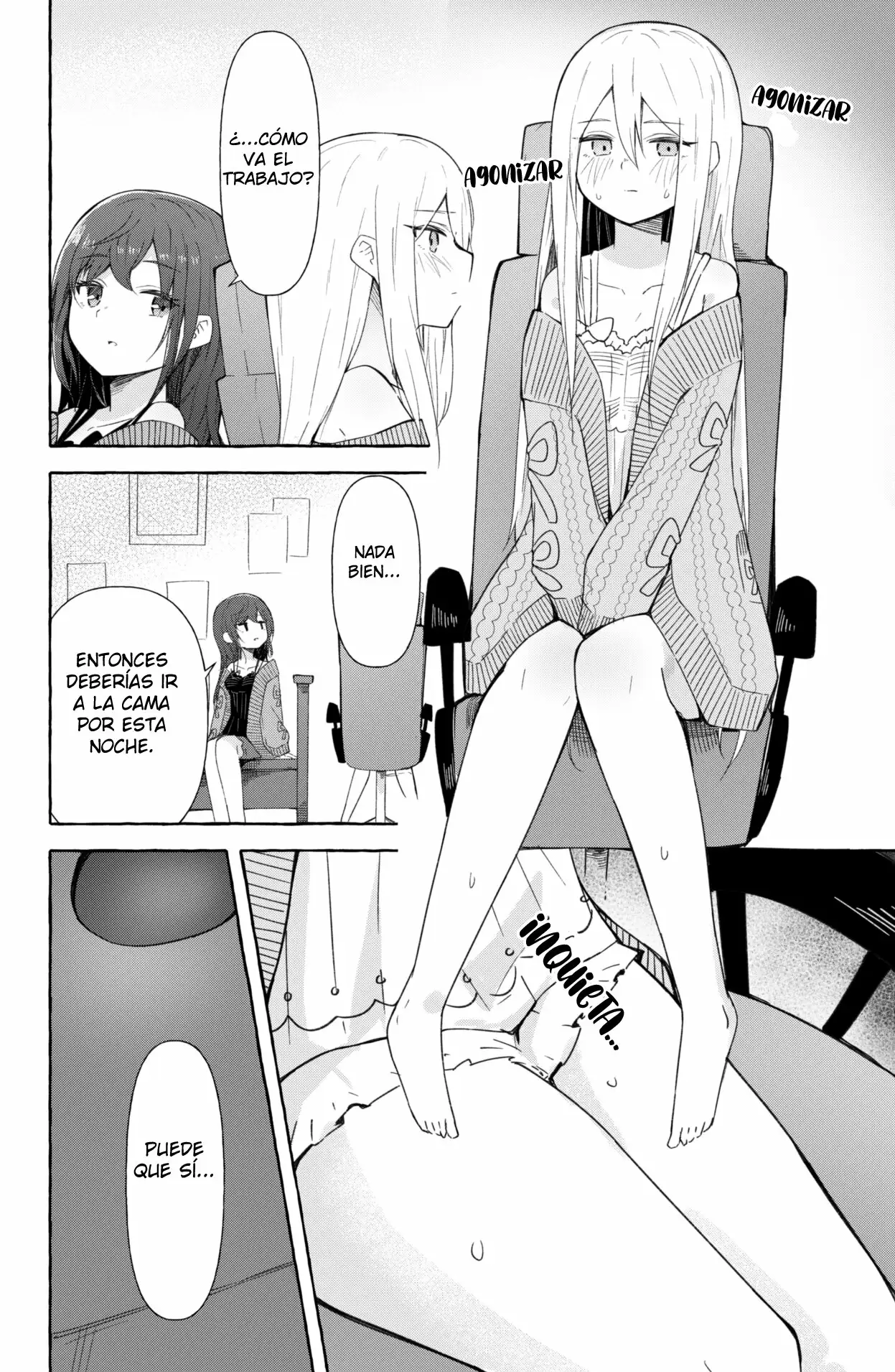 UN MANGA DONDE MAFUYU Y KANADE HACEN COSAS LASCIVAS