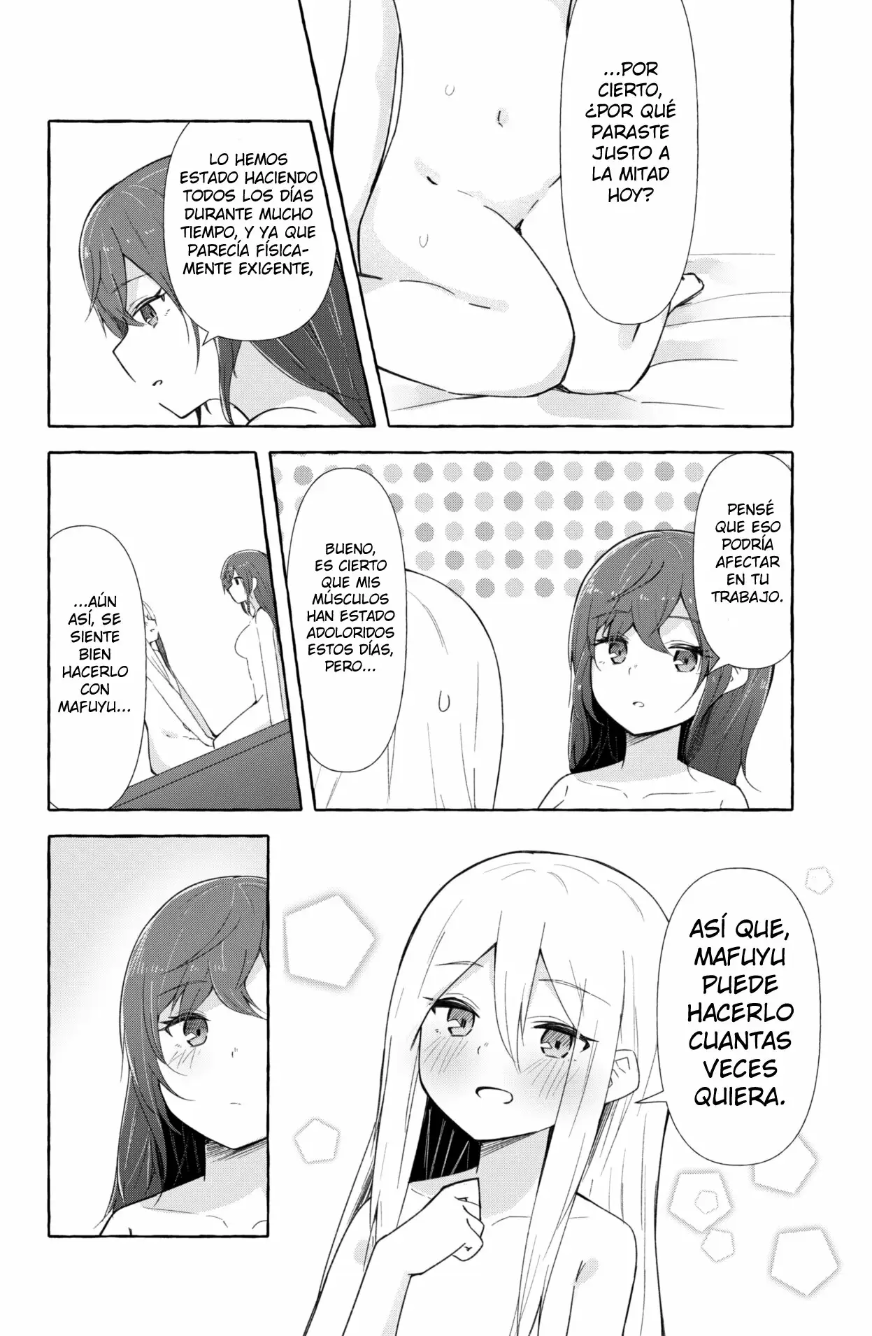 UN MANGA DONDE MAFUYU Y KANADE HACEN COSAS LASCIVAS