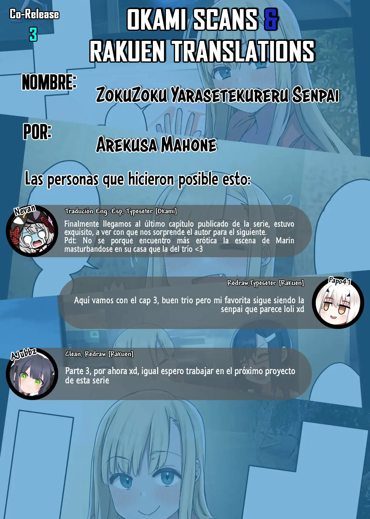 ZokuZoku Yarasetekureru Senpai