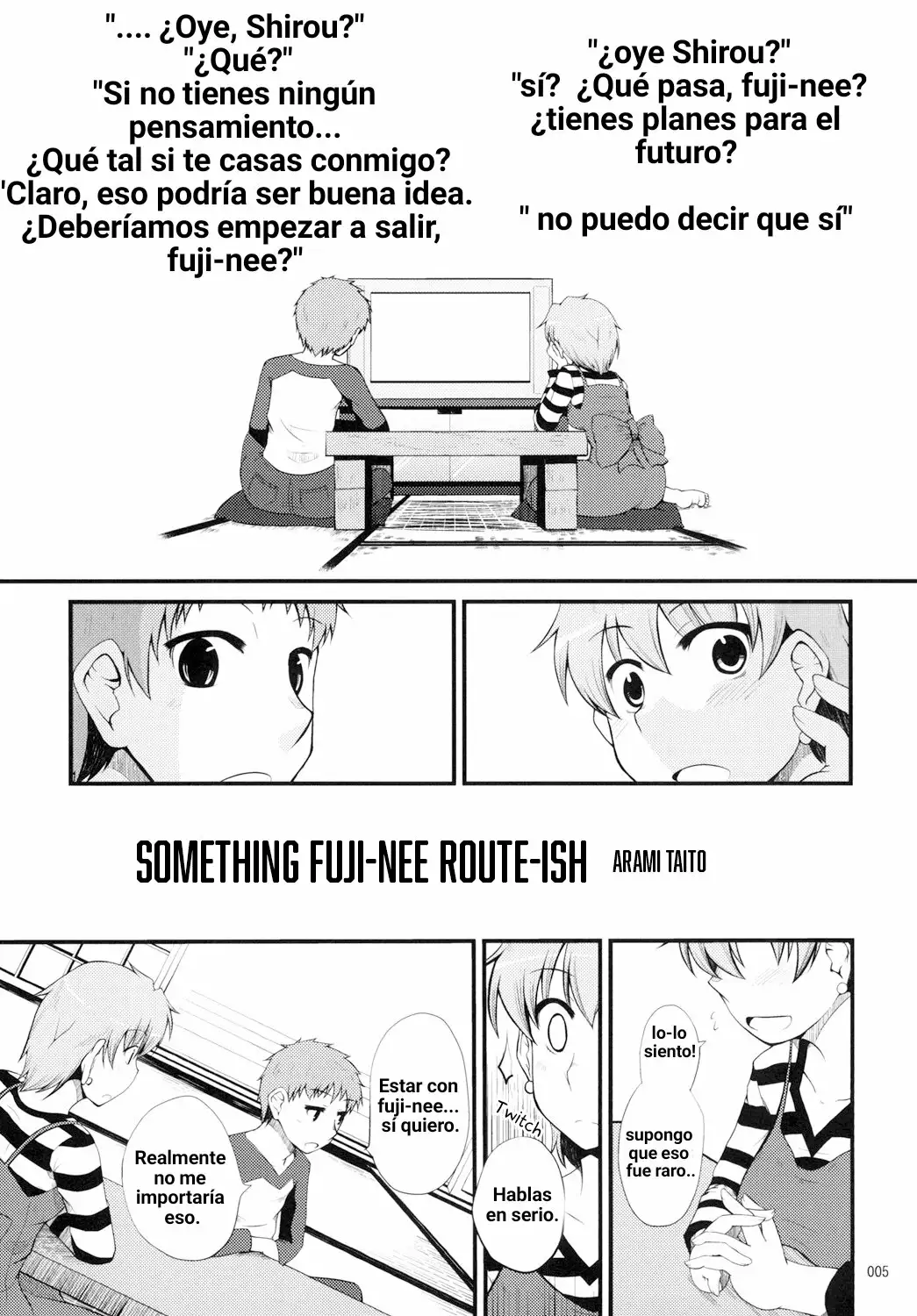 UN AMOR DIVERTIDO DE SHIROU EMIYA Y TAIGA FUJIMURA