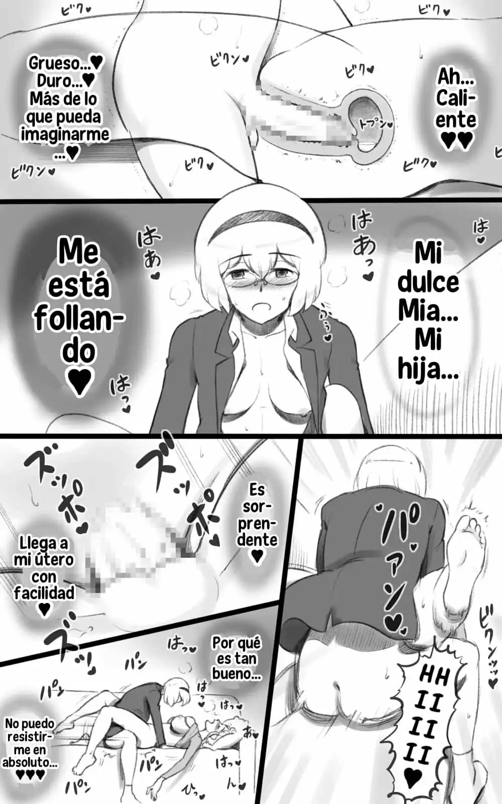 Futakoi La hija Futanari se enamora de su mama