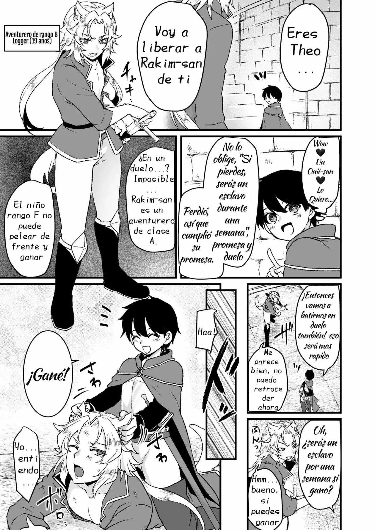 Manga of The strongest Shota and dog brother