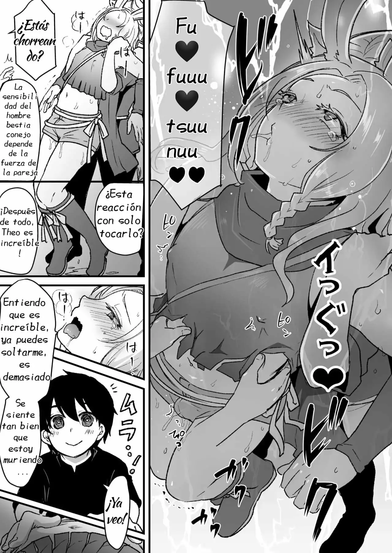 Manga of The strongest Shota and rabbit brother