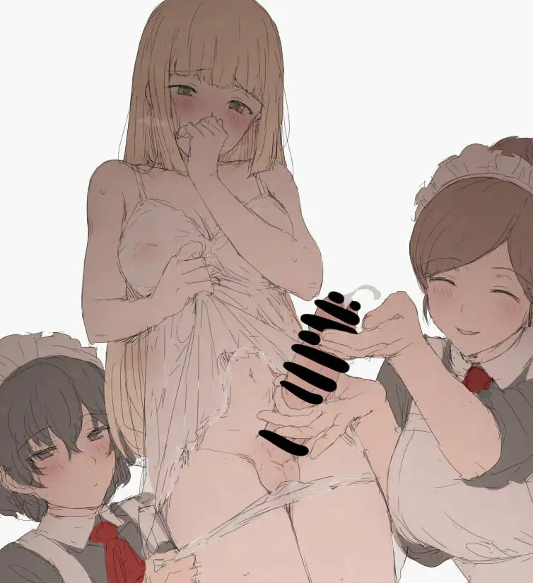 (mdf an) Girl and Her Maids