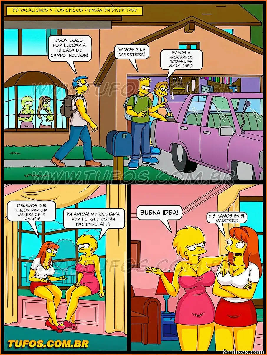 simpson vacaciones locas en la casa de campo