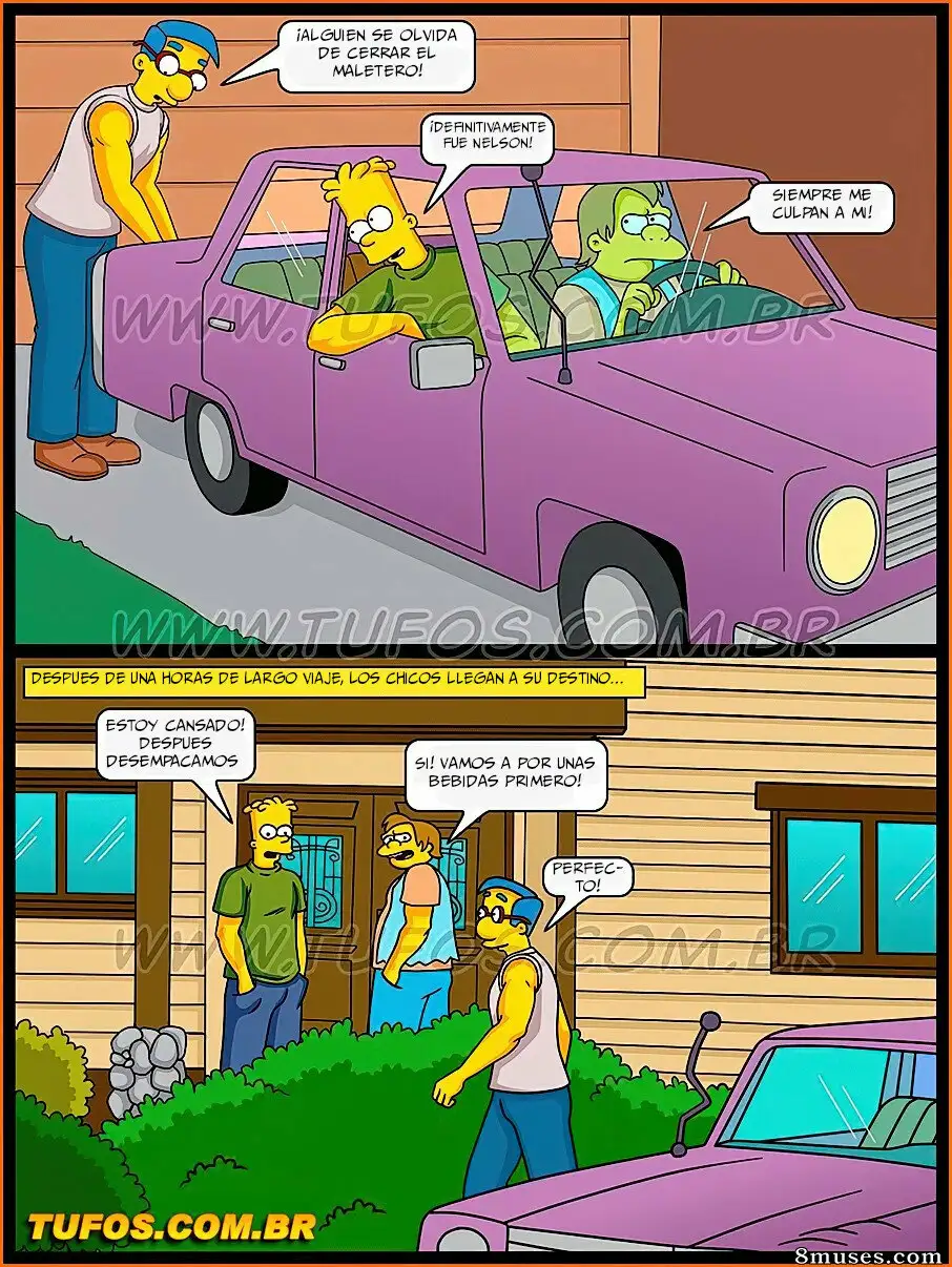 simpson vacaciones locas en la casa de campo