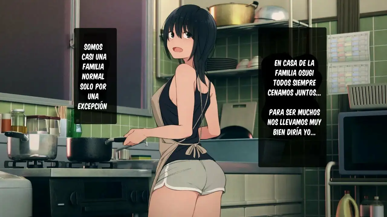 Una linda Onee-chan que cuida de su numerosa familia 