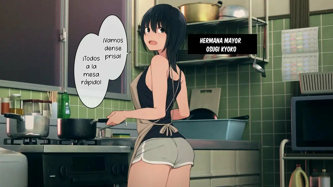 Una linda Onee-chan que cuida de su numerosa familia 