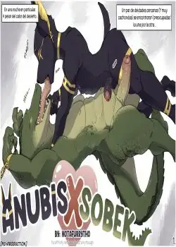 [NotAFurryTho] Anubis X Sobek 