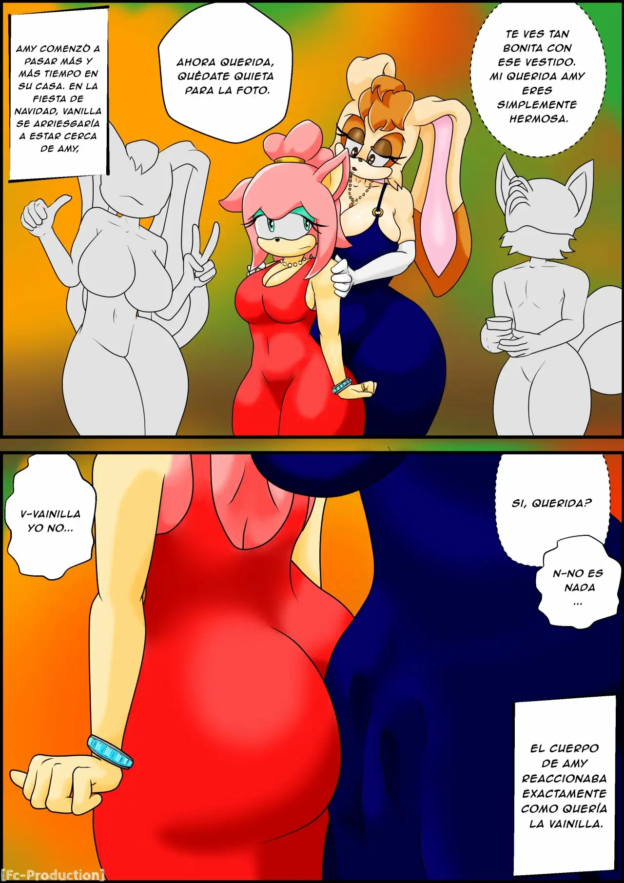 [Inmersion] Breaking Rose_Futa on Female_Vanilla and Amy Rose