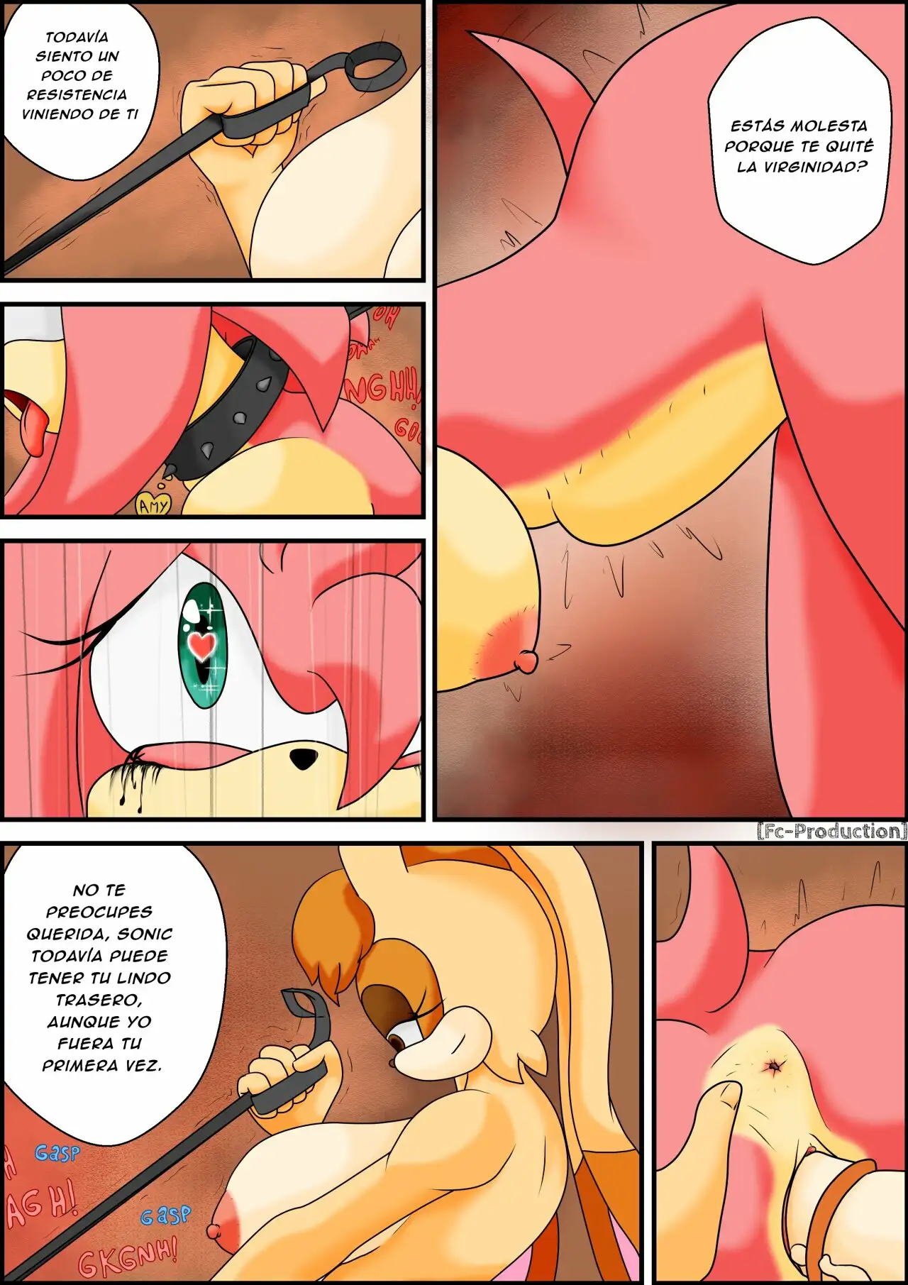 [Inmersion] Breaking Rose_Futa on Female_Vanilla and Amy Rose