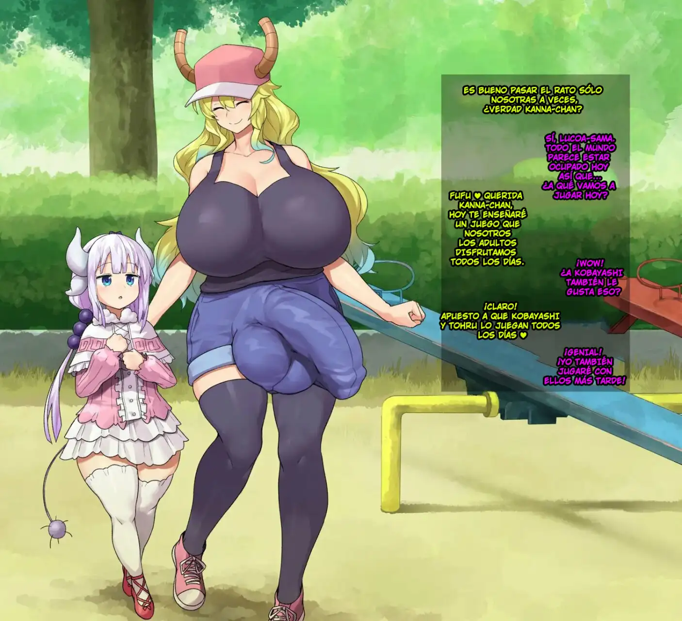 Lucoa&Kanna Jugando Algo Divertido