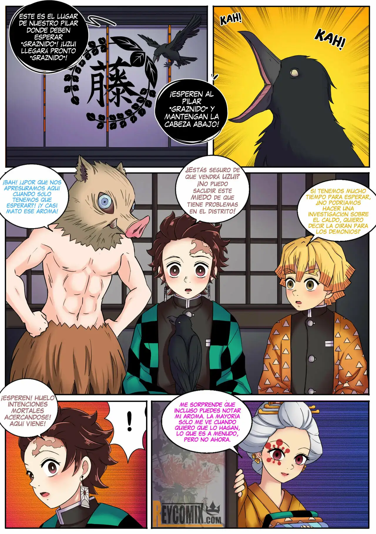 [MeowWithMe] Kimetsu no Yaiba Red Light District [Spanish]