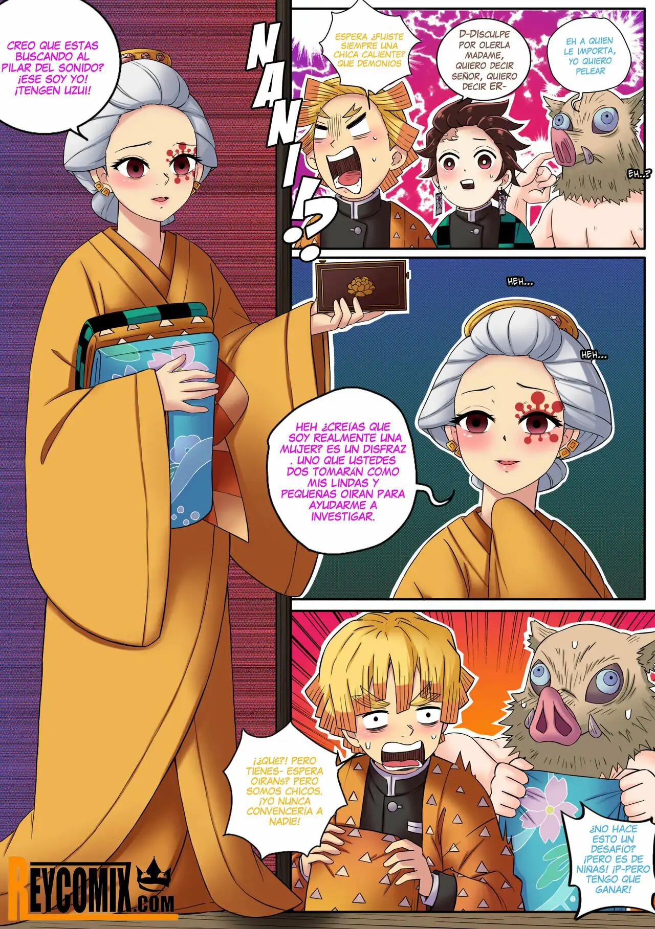 [MeowWithMe] Kimetsu no Yaiba Red Light District [Spanish]