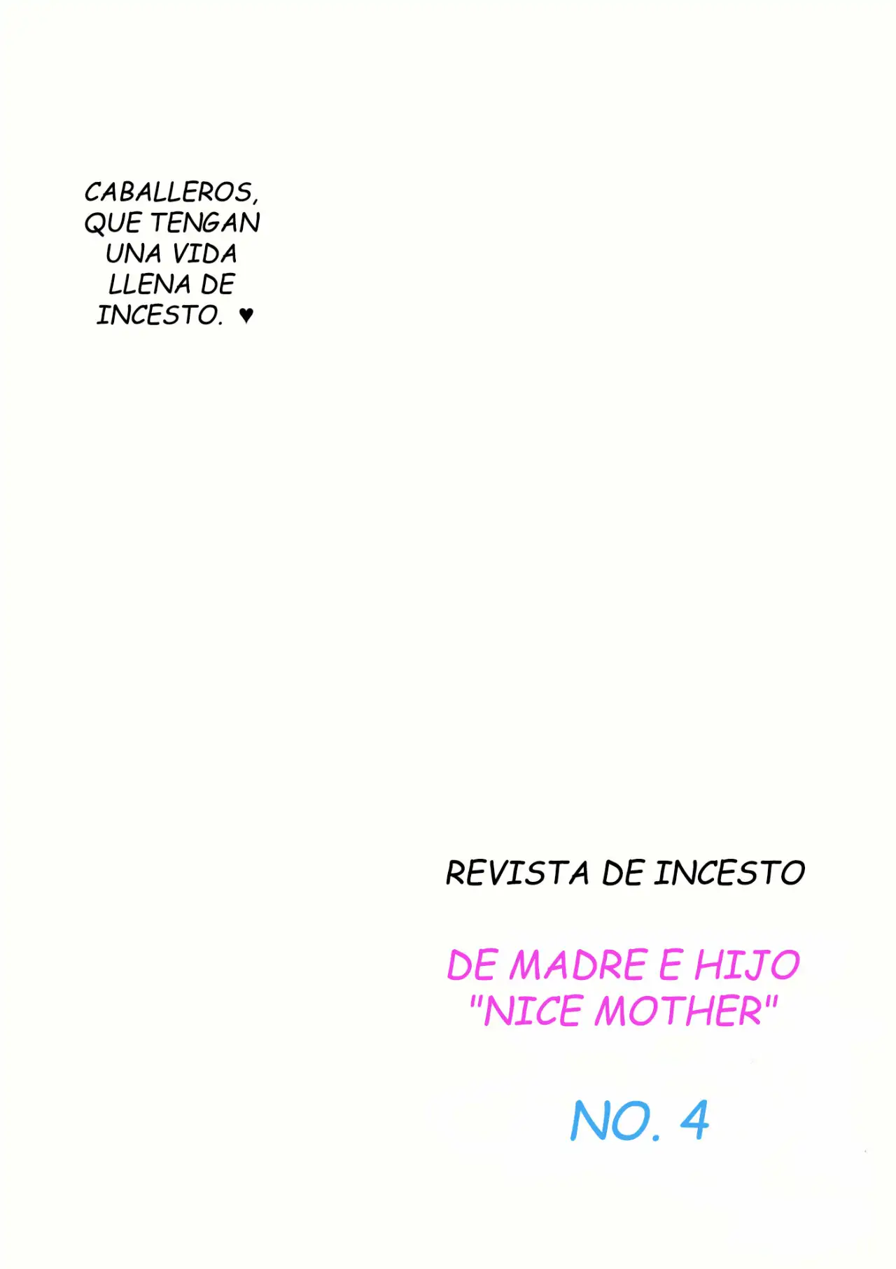 Revista de incesto de madre a hijo Nice Mother No4