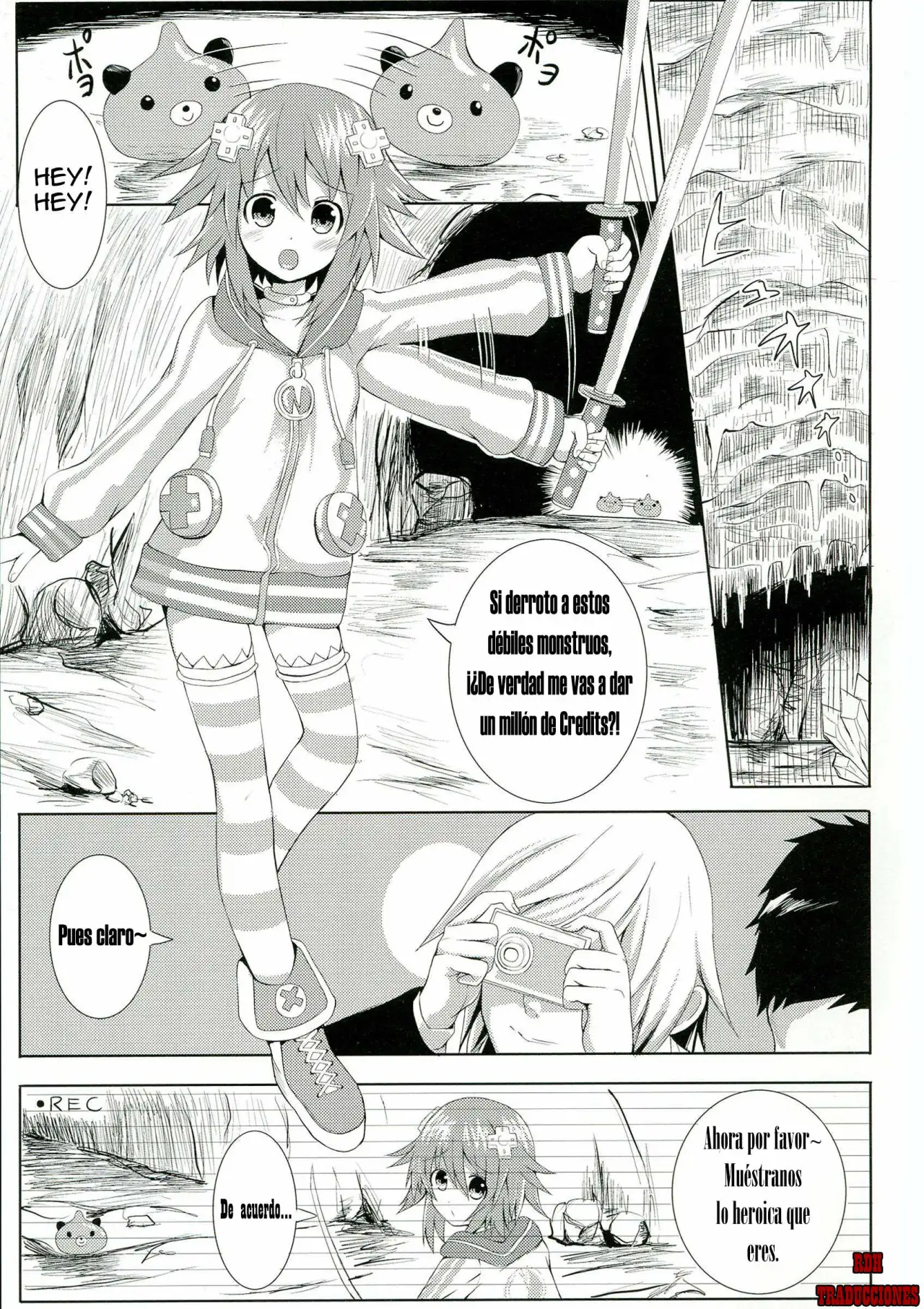 Choujigen Rape Neptune en Español