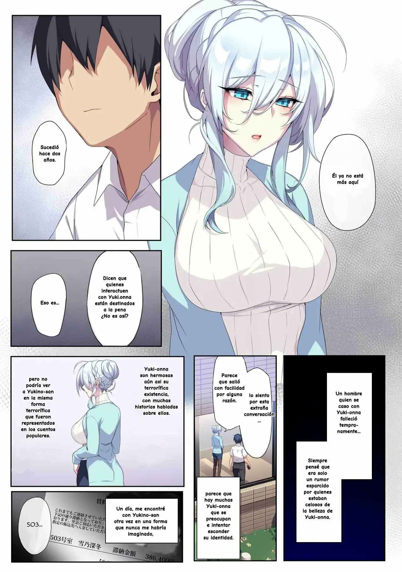 Hitozukiai ga Nigate na Miboujin no Yukionna-san to Noroi no Yubiwa