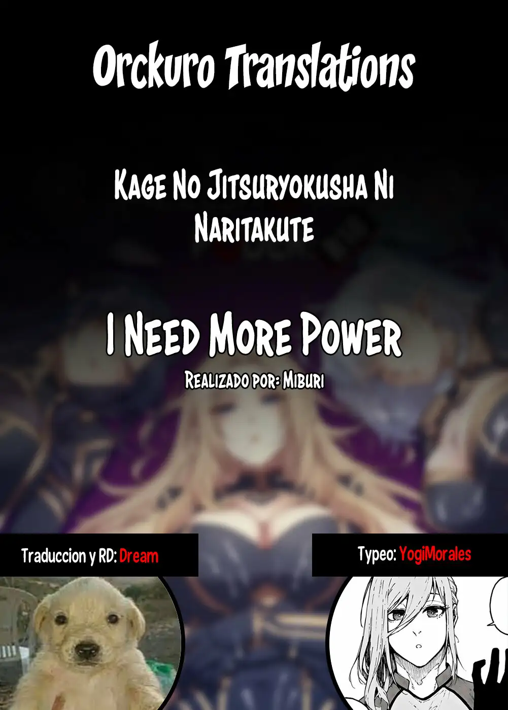 I Need More Power - Necesito mas poder (Kage no Jitsuryokusha ni Naritakute)