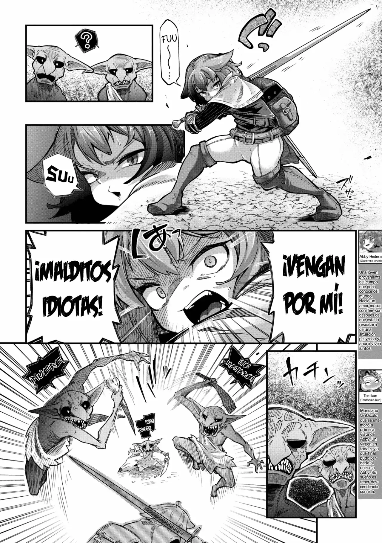 La guerrera y el Tentaculo CAP02 (Senshi-chan to Shokushu-kun)